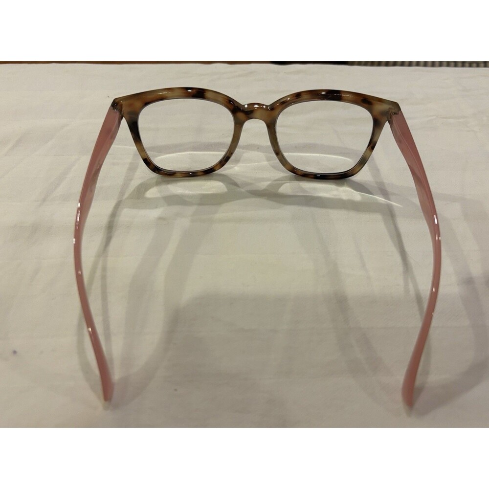 E-specs PR20989 Milky Demi Blush Tortoise Reading Glasses +1.25 - +2.50 Frames - Picture 7 of 7